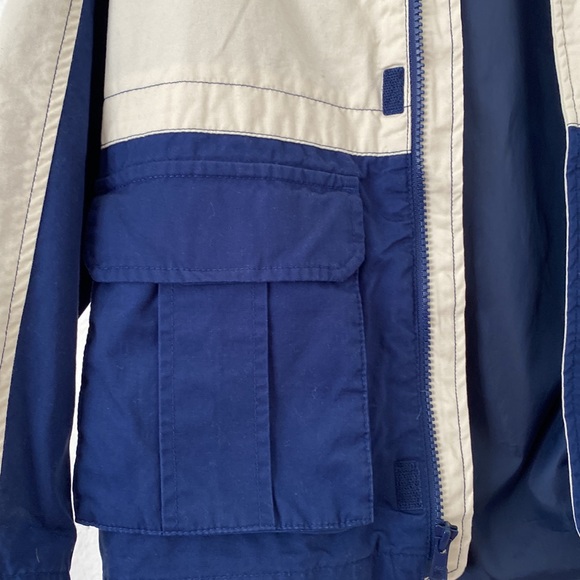 Soft creamy/blue jacket - size M 7/8 - Picture 3 of 8